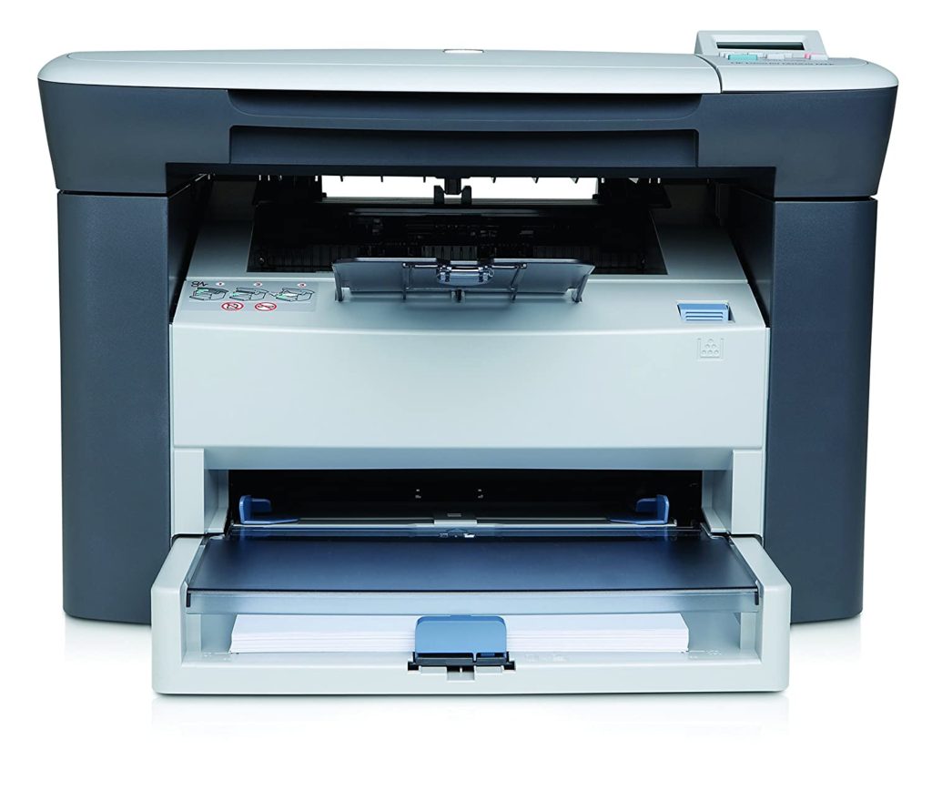 Printer type - LaserJet; Functionality - Multi-Function (Print, Scan, Copy), Scanner type - Flatbed; Printer Output - Black & White only Connectivity - USB ; 2 inch LCD display Pages per minute - 14 ; Cost per page - Rs 1.4 - As per ISO standards Ideal usage - Enterprise/Business, Frequent users (for fast, high quality printing) Page size supported - A4, A5, B5, C5, C6, DL, postcard ; Duplex Print - Manual ; Print resolution - Up to 600 x 600 DPI Compatible Laser Toner - HP 12A Black Original LaserJet Toner Cartridge, Page Yield - 2000 pages Duty Cycle (Maximum monthly recommended prints) - Up to 5,000 pages per month